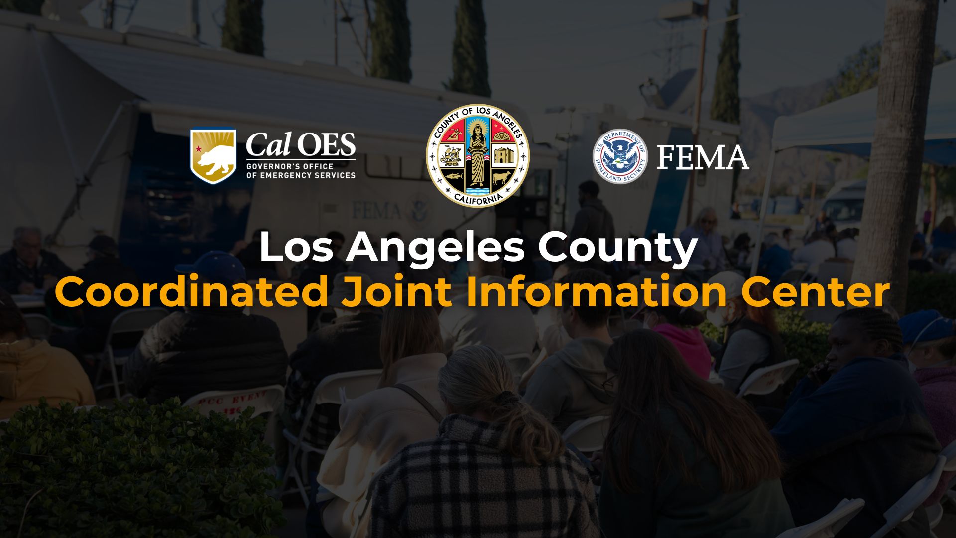 joint banner with cal oes, fema and la county