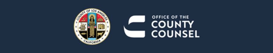 County Counsel header with Los Angeles County seal